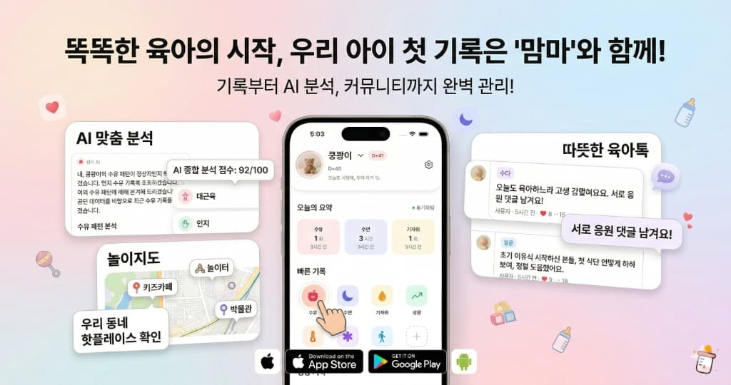 Showcase image for Mamma - 데이터 기반 육아 에이전트